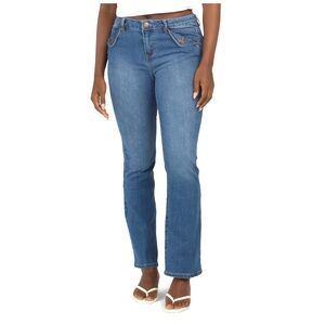 High waisted skinny bootcut jeans